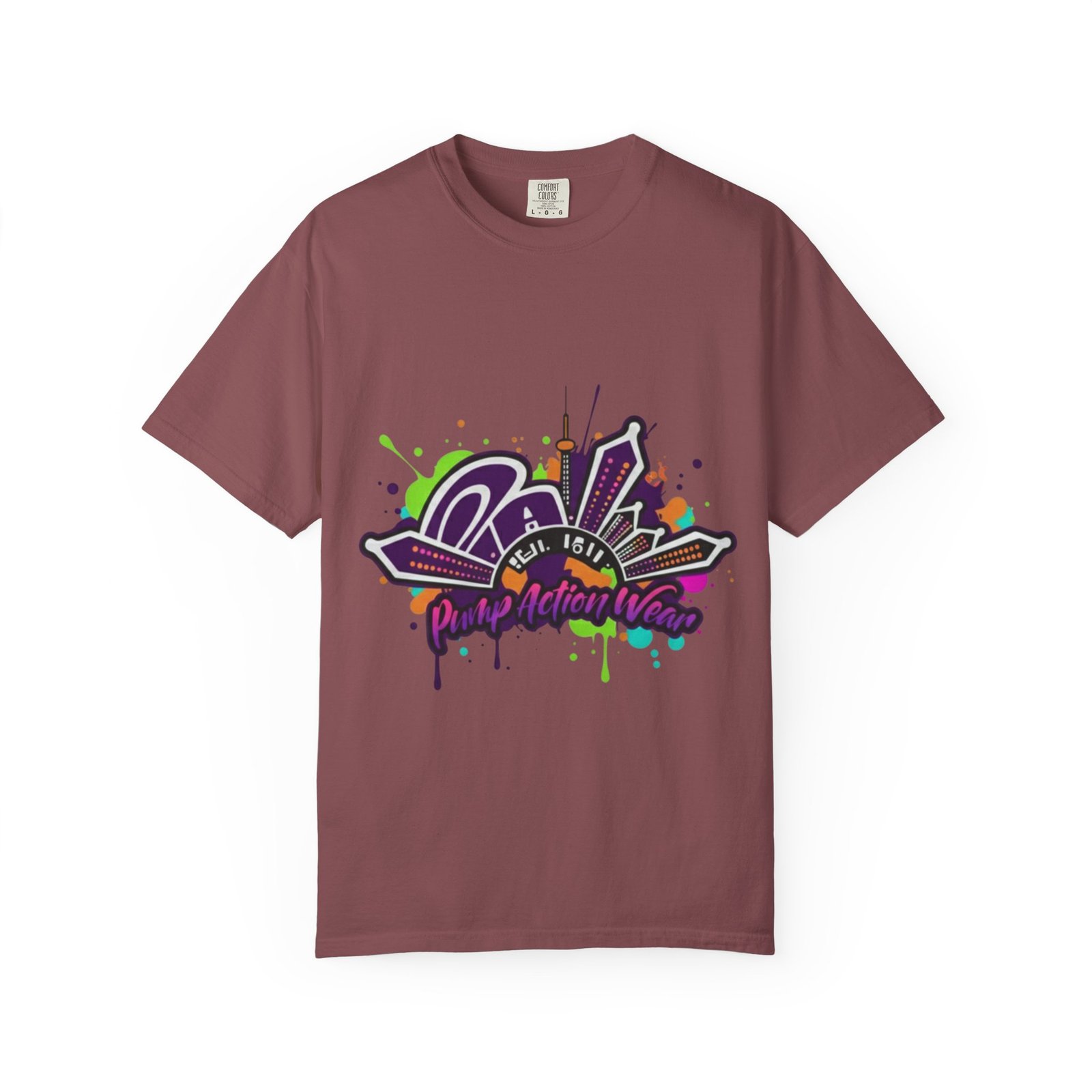 T-Shirt — Retro Graffiti 'Party All Night' Graphic Tee - Image 5