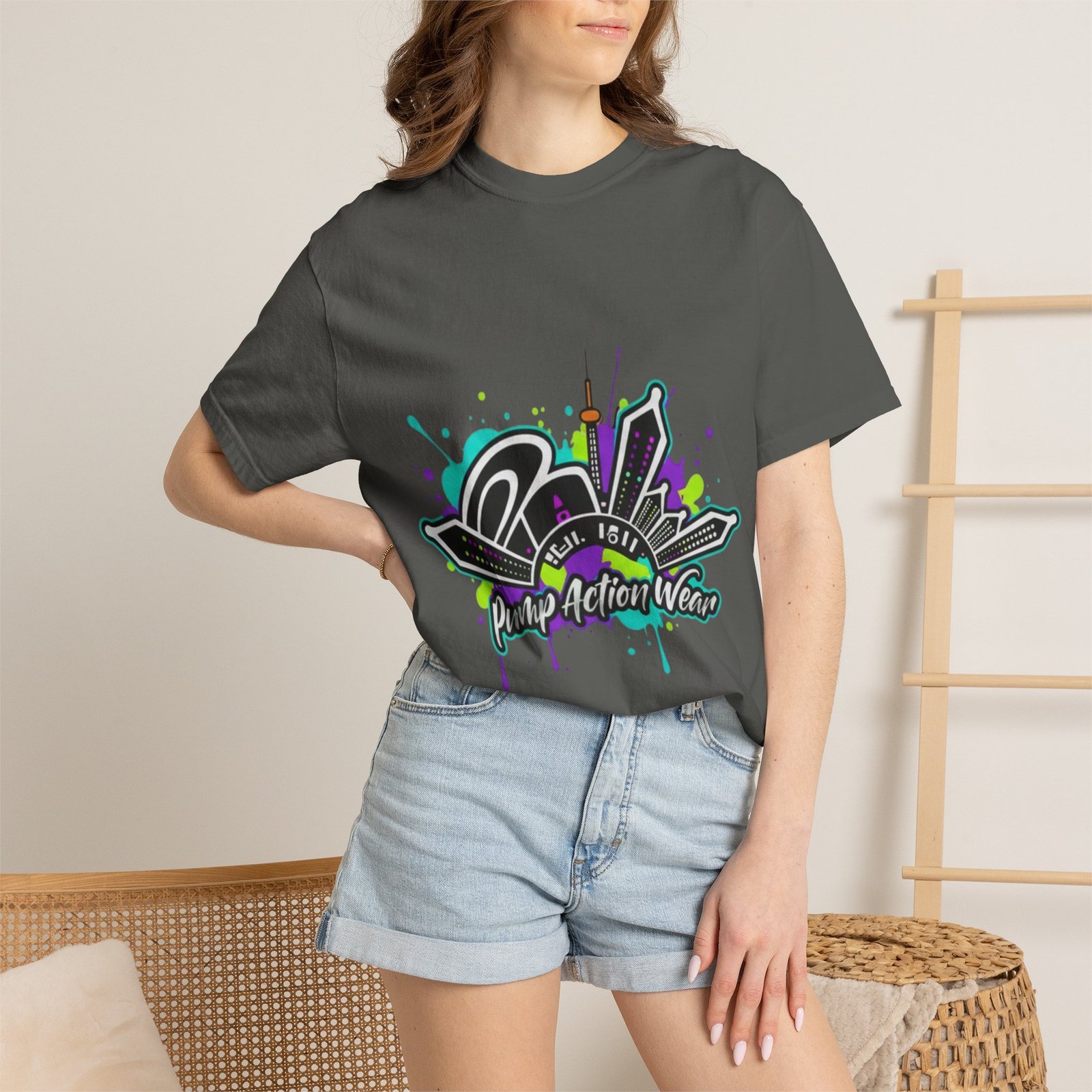 Graffiti City “Pimp-Action Wear” Graphic T-Shirt - Image 20