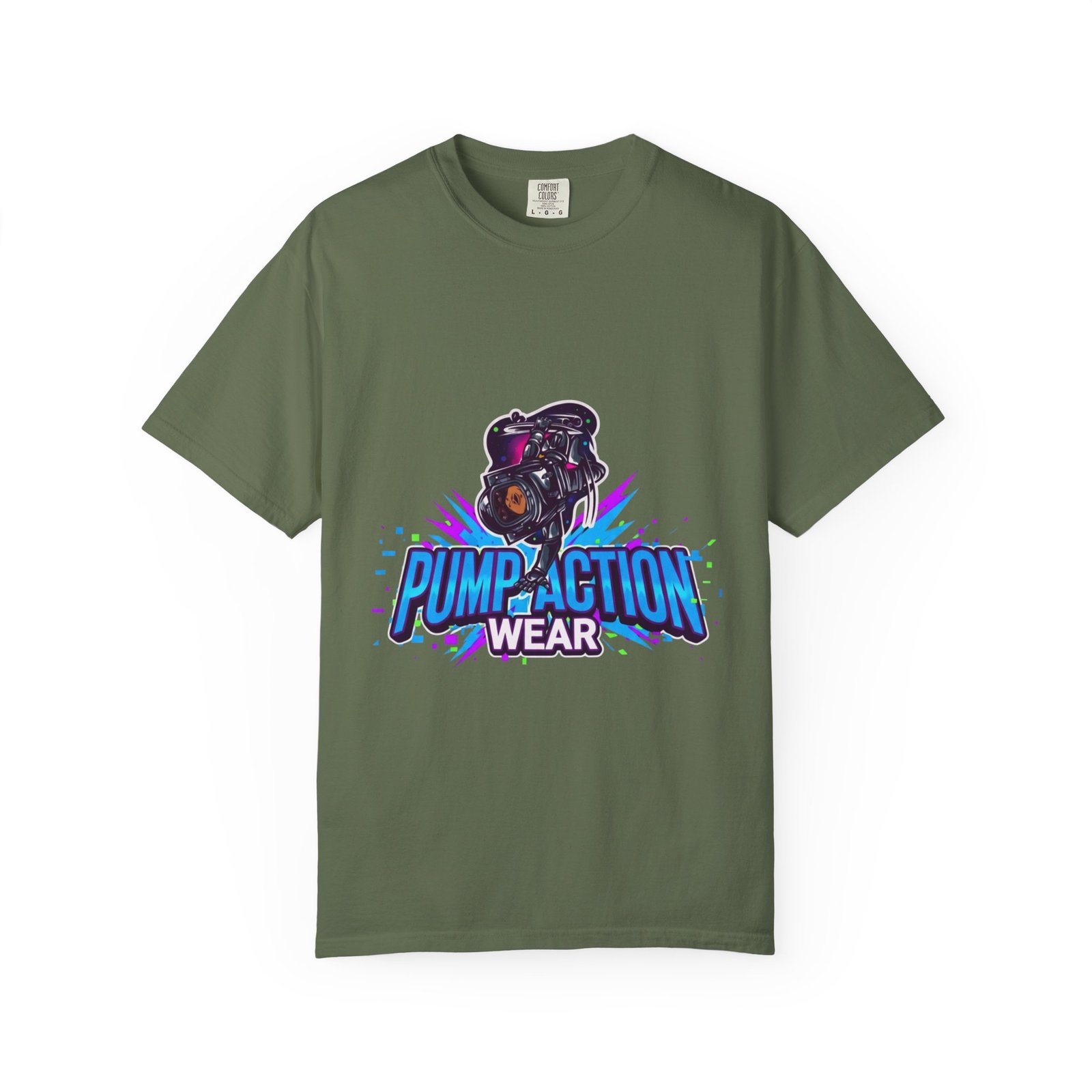 Pump Action Wear T-Shirt — Retro Gamer Streetwear Graphic Tee - Image 25