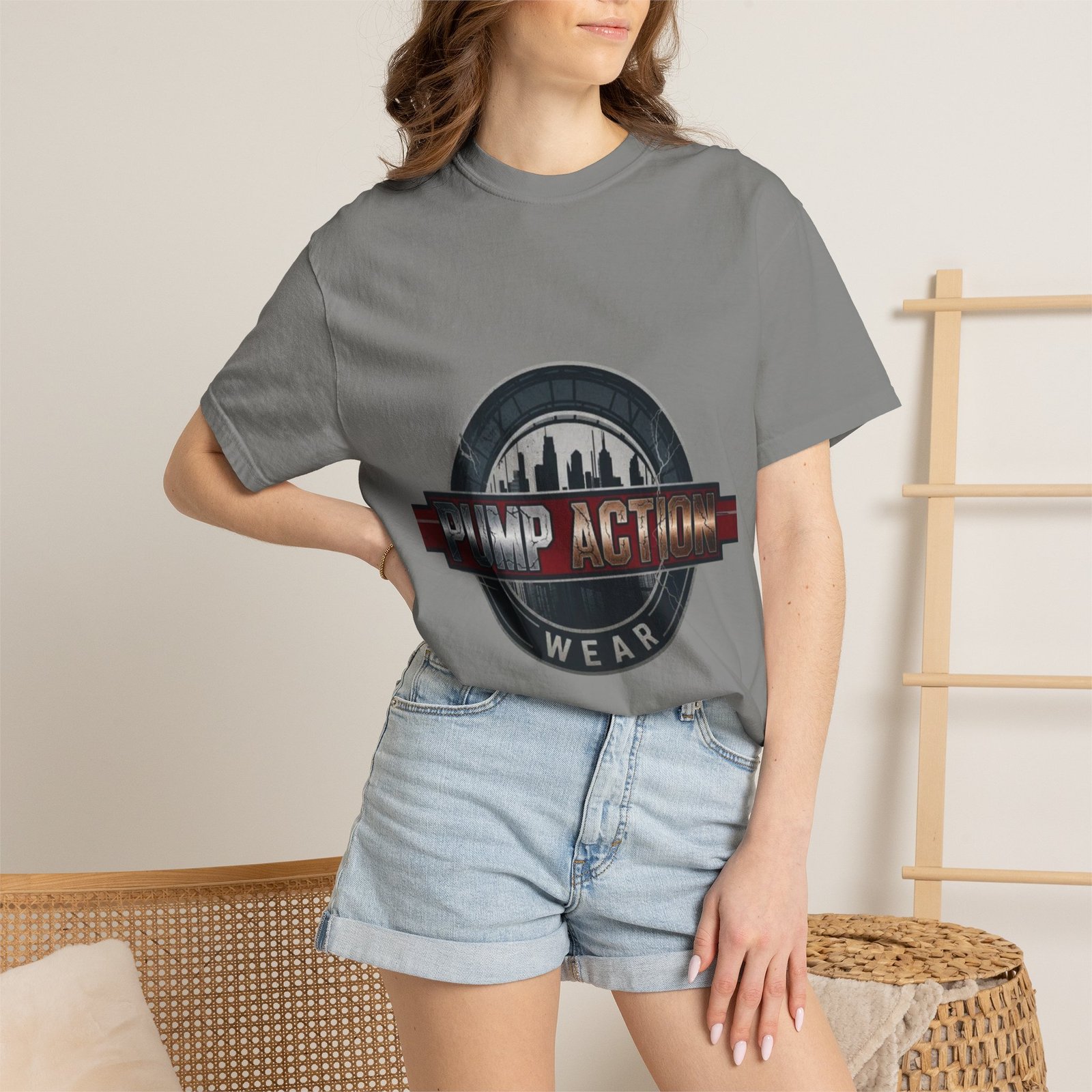 Pump Action Wear Logo T‑Shirt — Urban Fitness Gym Tee - Image 36
