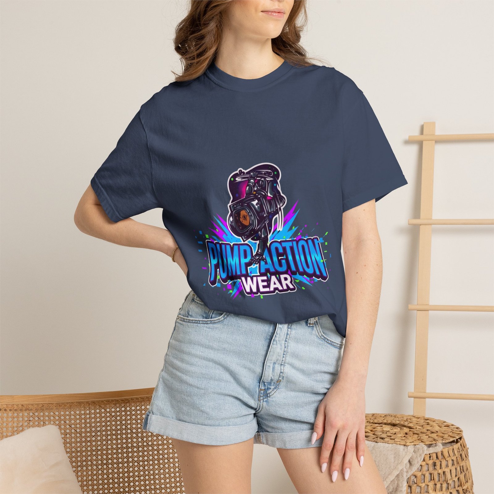 Pump Action Wear T-Shirt — Retro Gamer Streetwear Graphic Tee - Image 40