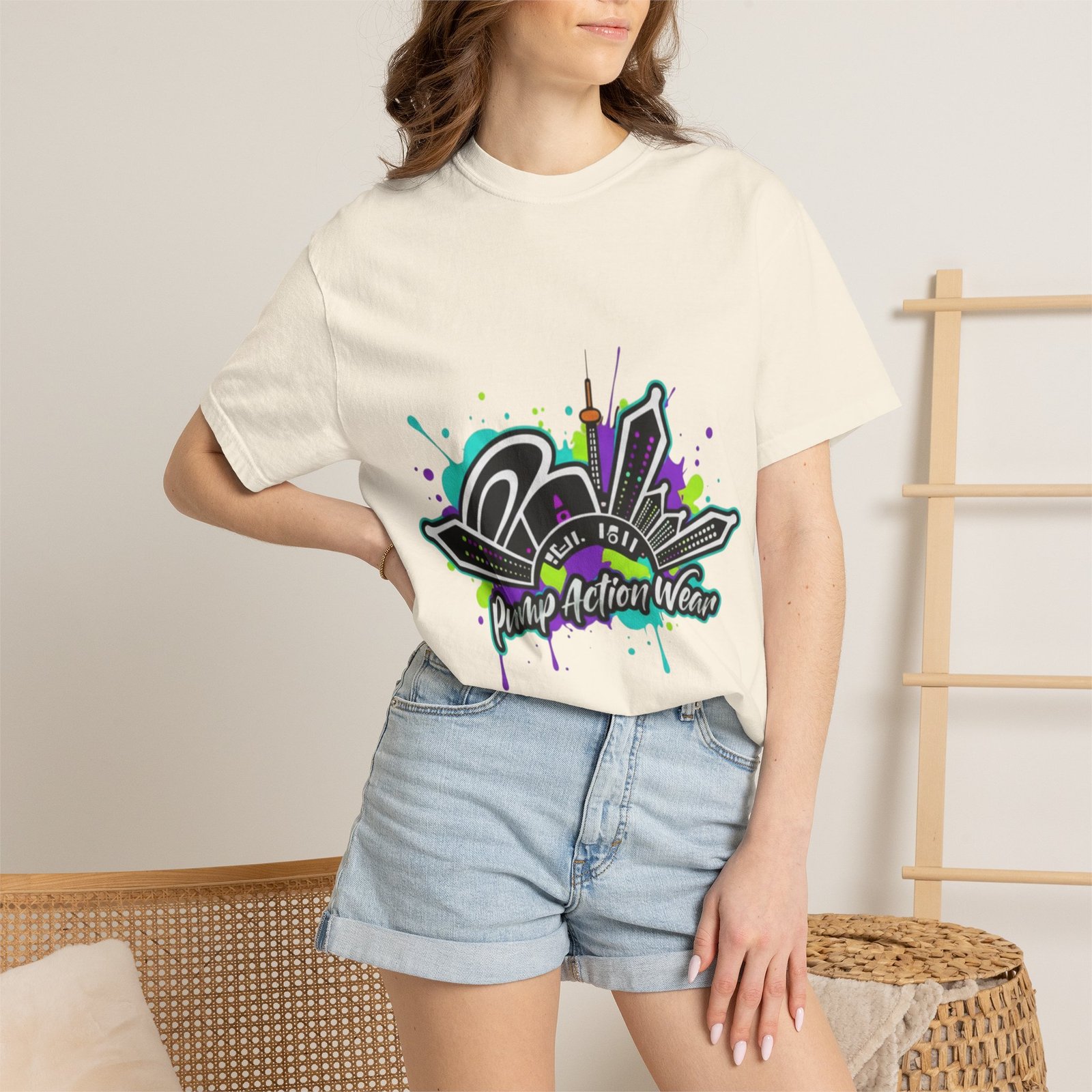 Graffiti City “Pimp-Action Wear” Graphic T-Shirt - Image 12