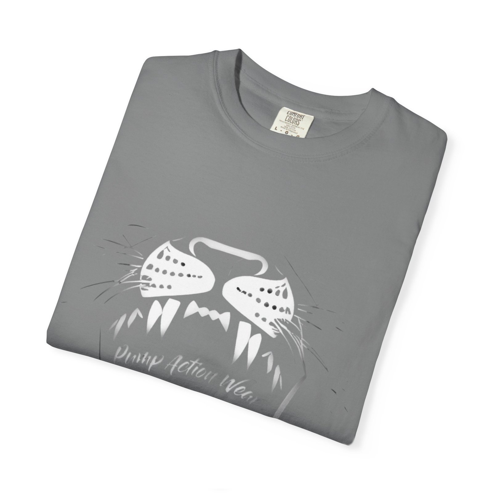 Cat Jaw Graphic T-Shirt — 'Please Afford Meow' Minimalist Cat Face Tee - Image 23