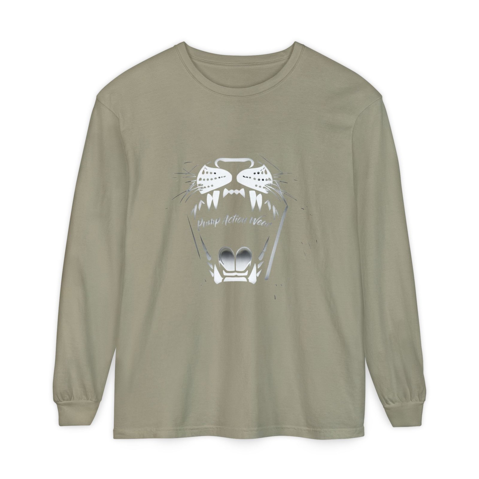Long Sleeve T‑Shirt — Minimal Tiger Face Graphic - Image 33