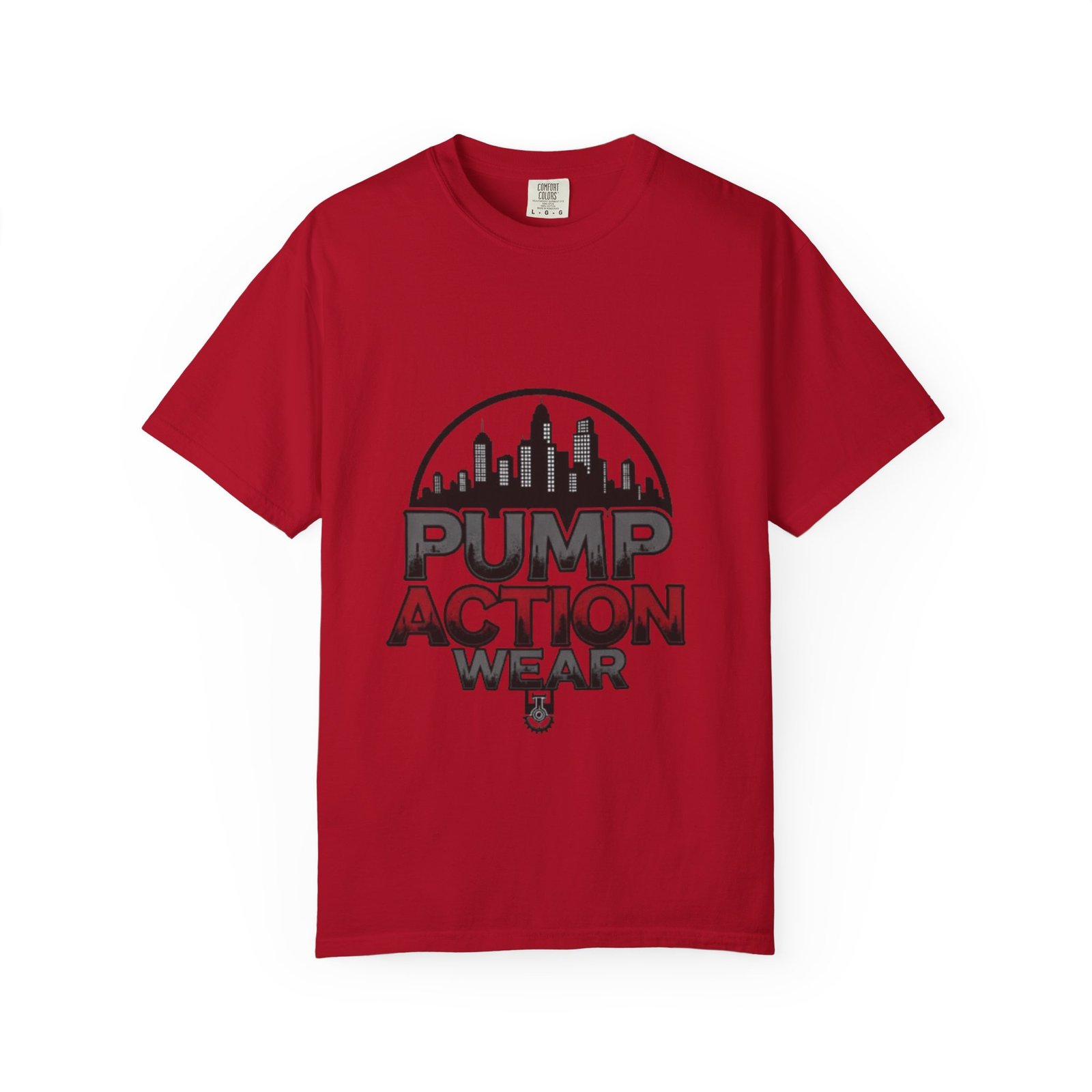 Pump Action Wear Skyline T-Shirt — Urban Streetwear Graphic Tee - Image 53