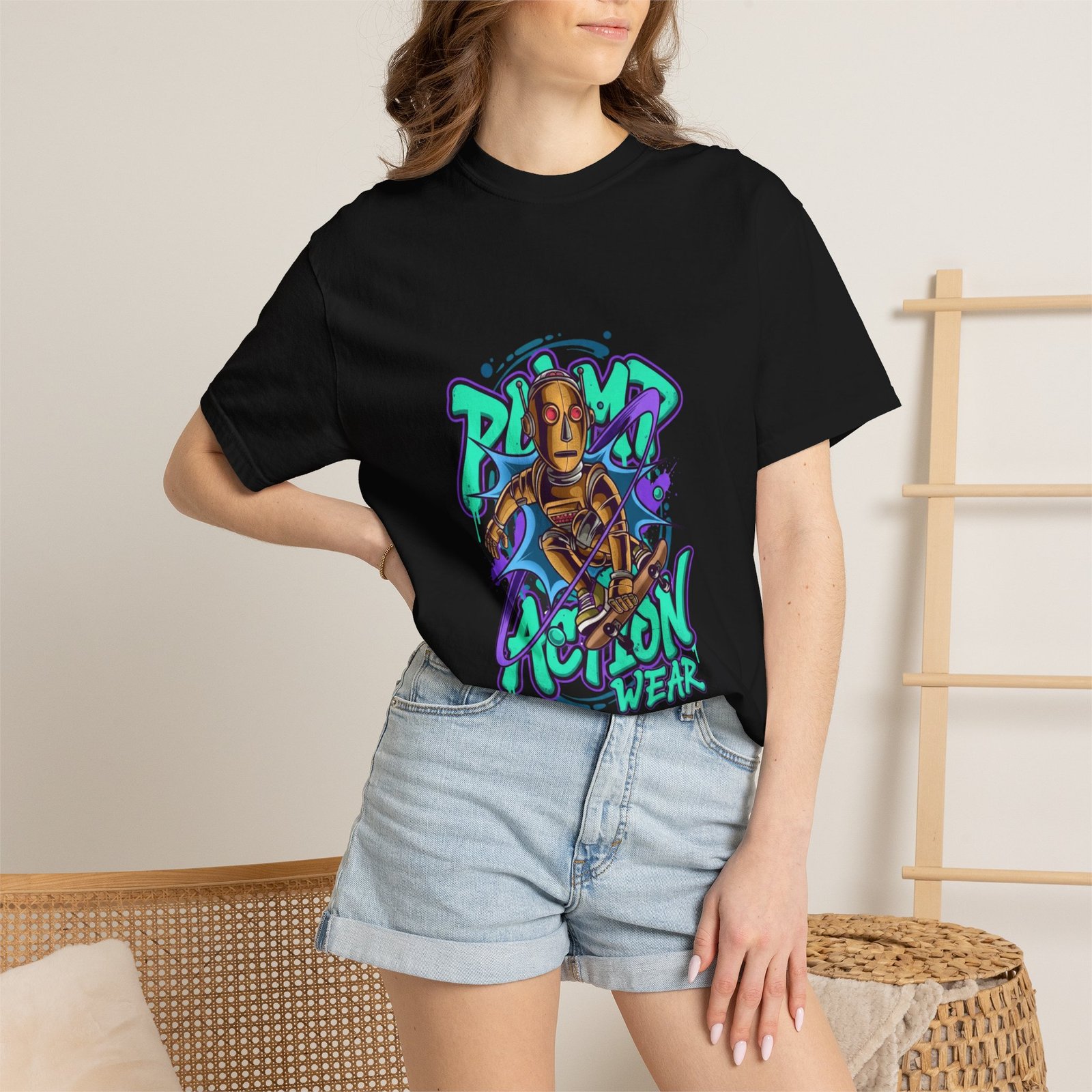 Streetwear T-Shirt — "Playa Action Wear" Graphic Tee (Urban Graffiti Style) - Image 48