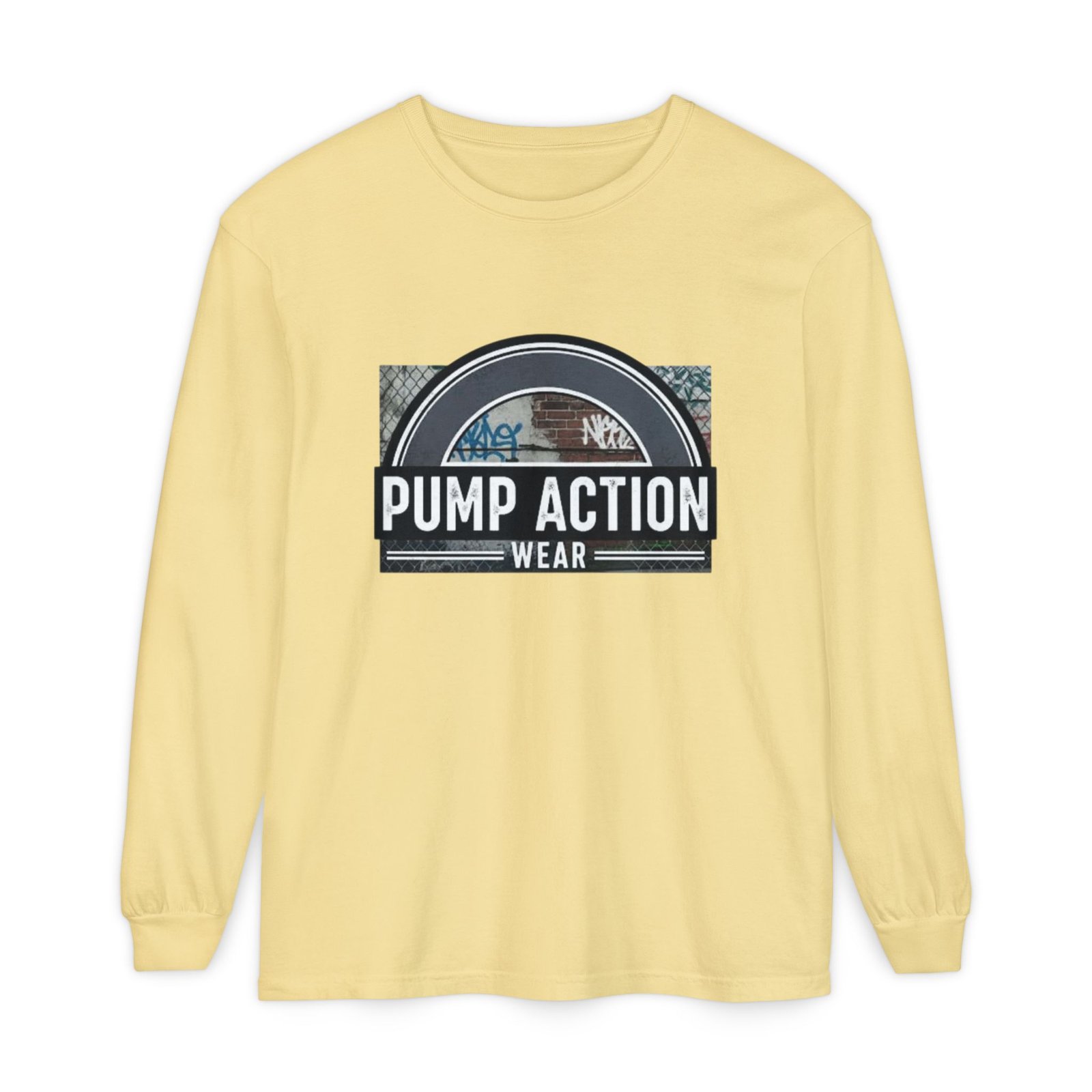Pump Action Wear Long Sleeve Tee — Vintage Fuel Pump Logo Shirt - Image 29