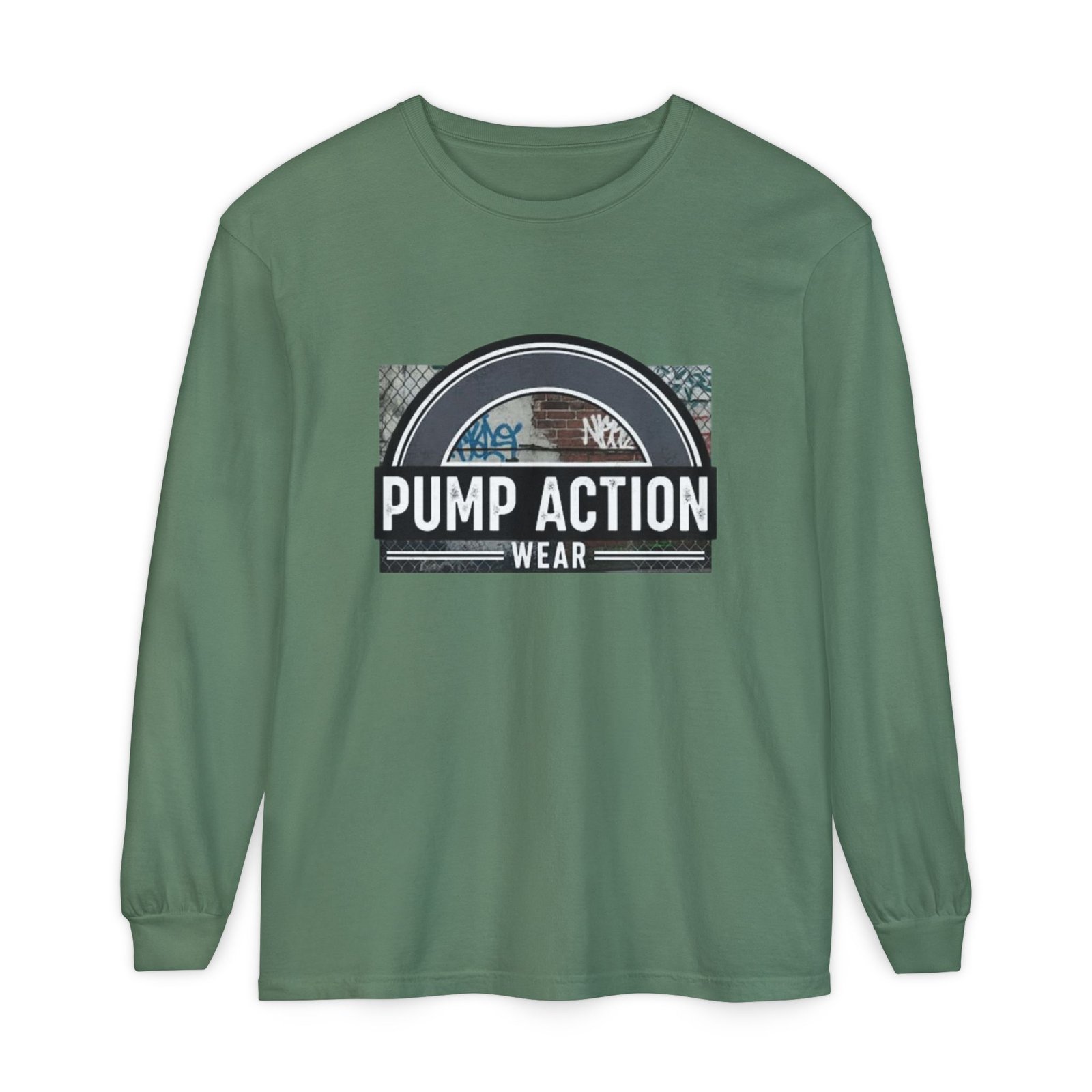 Pump Action Wear Long Sleeve Tee — Vintage Fuel Pump Logo Shirt - Image 49