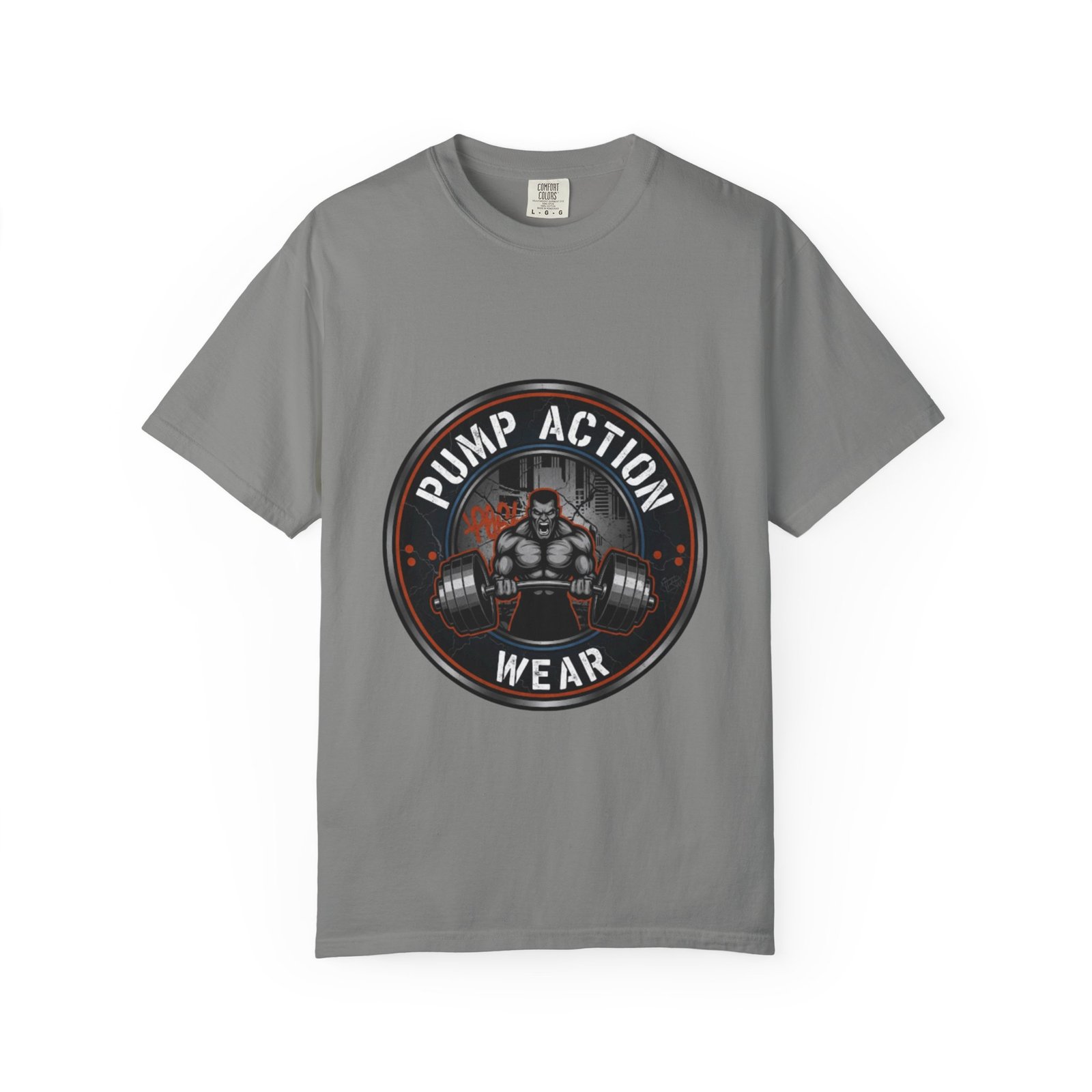 Gym T-Shirt — "Pump Action Wear" Muscle Weightlifting Tee - Image 33